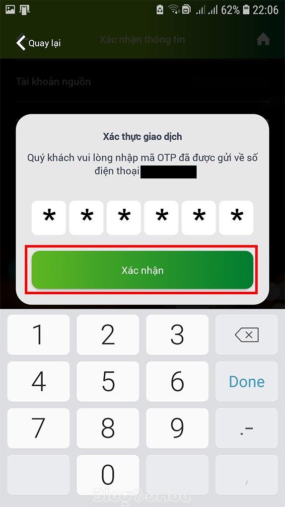 Chọn Hình thức chuyển tiền. Chọn Hình thức chuyển tiền.