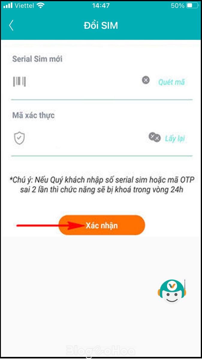 Nhập mã xác thực Nhập mã xác thực