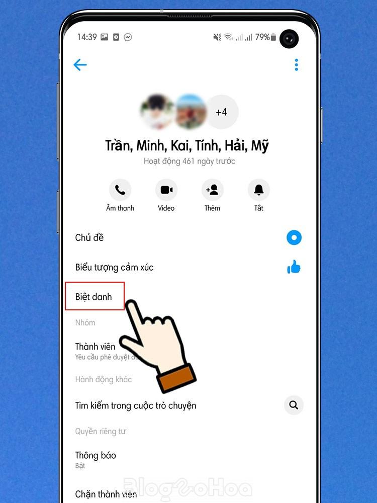 Chọn Biệt danh. Chọn Biệt danh.