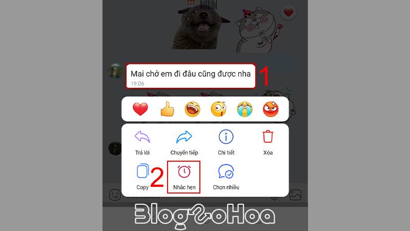Tạo nhắc hẹn chỉ mình tôi tên Zalo Tạo nhắc hẹn chỉ mình tôi tên Zalo