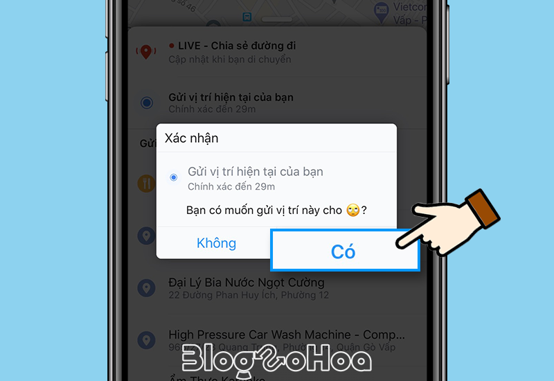 Xác nhận chia sẻ