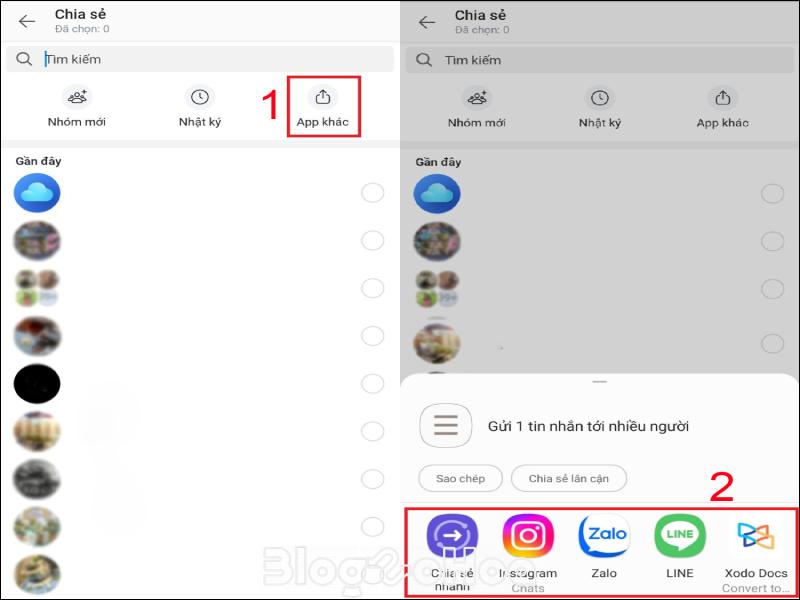 Có thể gửi tin nhắn Zalo qua nhiều App ứng dụng khác Có thể gửi tin nhắn Zalo qua nhiều App ứng dụng khác