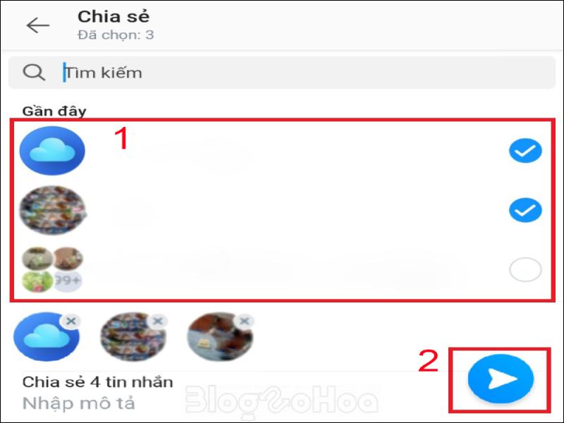 Chọn người dùng, nhóm bạn muốn gửi tin nhắn Chọn người dùng, nhóm bạn muốn gửi tin nhắn