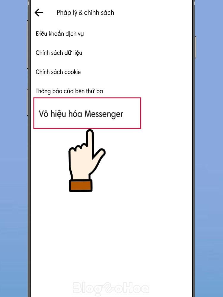 Vô hiệu hoá Messenger