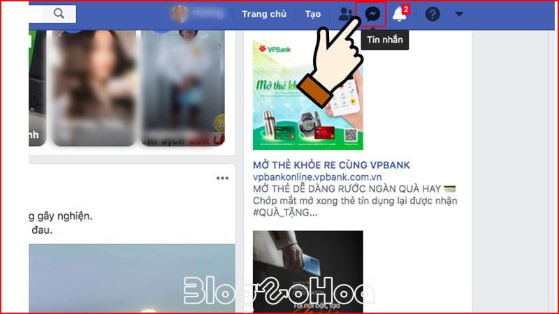 Xem tin nhắn chờ trên Facebook bằng máy tính