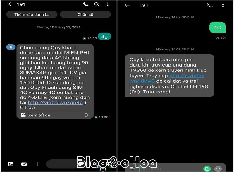 Soạn 4G gửi 191 để nhận 4G Viettel Soạn 4G gửi 191 để nhận 4G Viettel