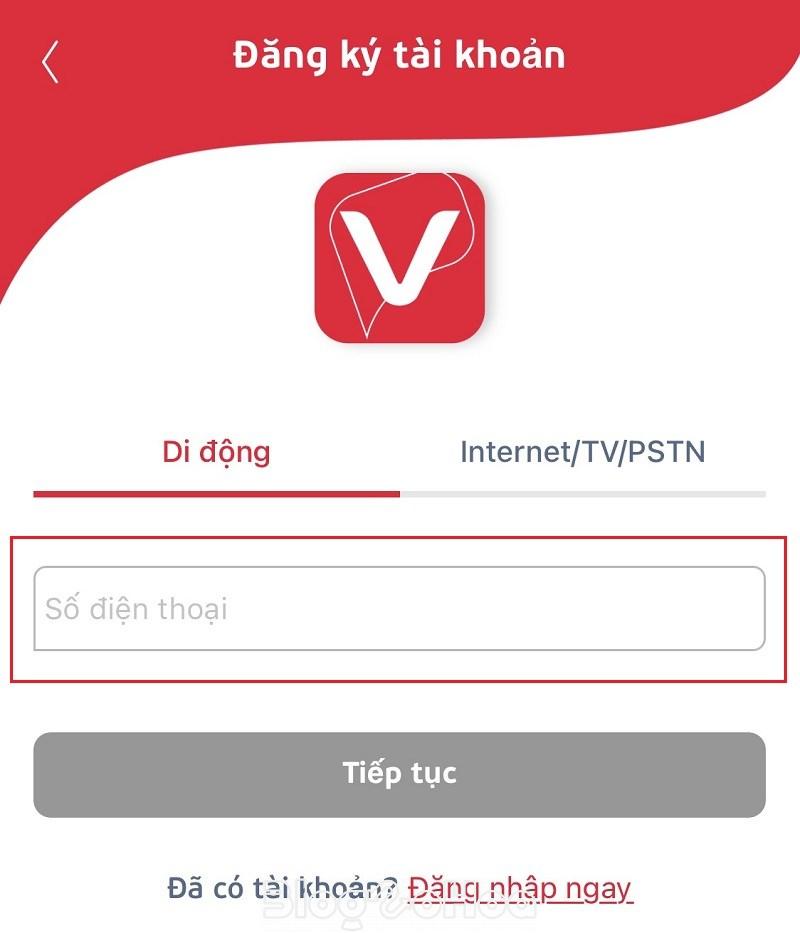 Nhập số điện thoại để đăng ký tài khoản My Viettel Nhập số điện thoại để đăng ký tài khoản My Viettel